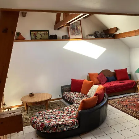 Loft Dans Vielle Ferme Renovee アパート *